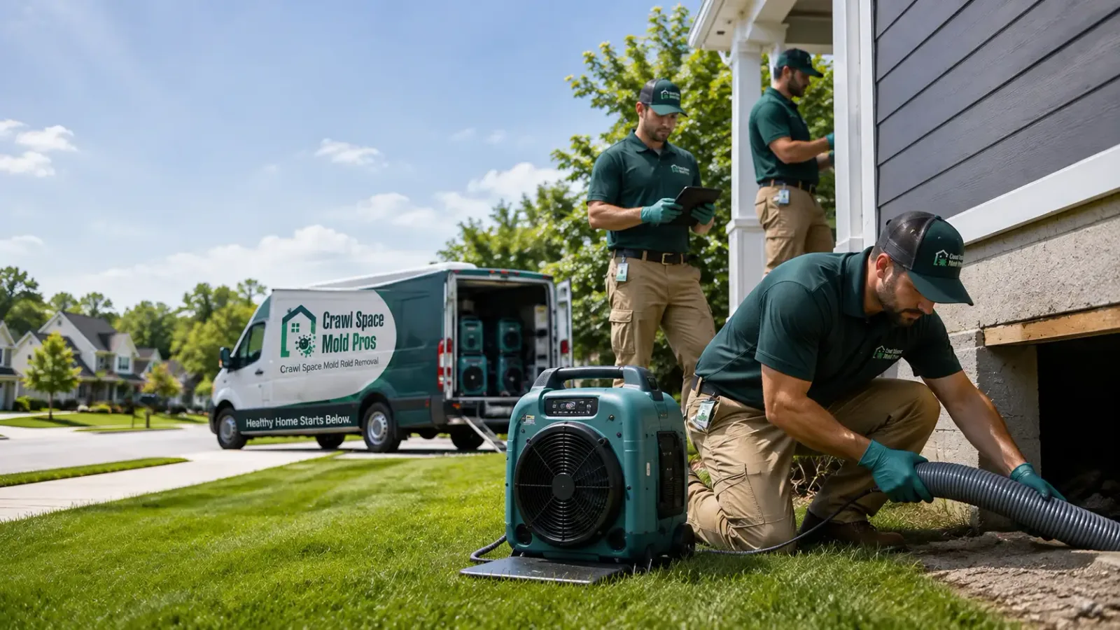 Crawl Space Mold Removal in White Plains, VA